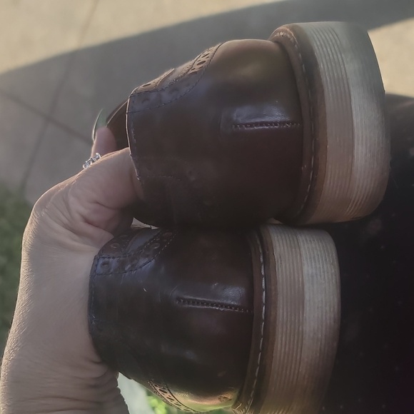 David Mayer naman brown dark gray lace up Oxfords shoes 42 9 - Picture 6 of 9